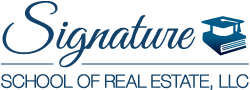 Signature school of real estate logo